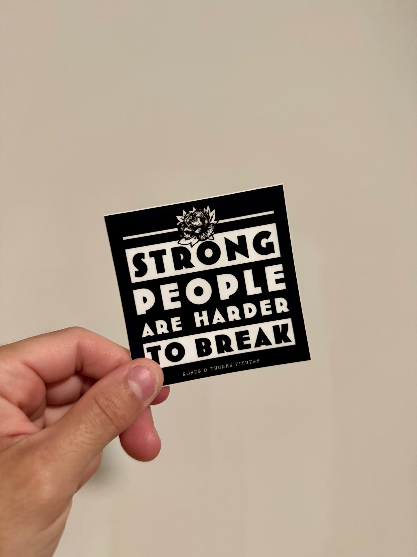 Strong People Sticker